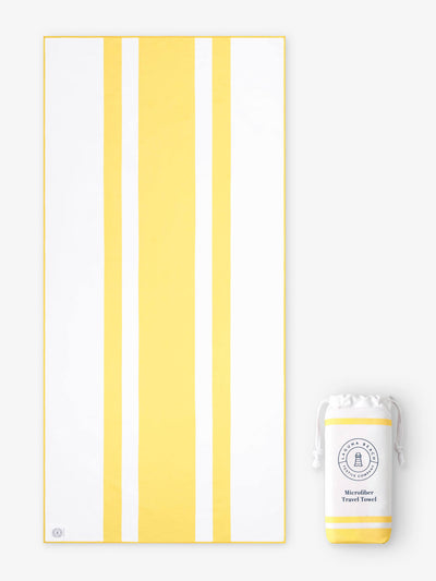 Mojave Yellow Microfiber Beach Towel