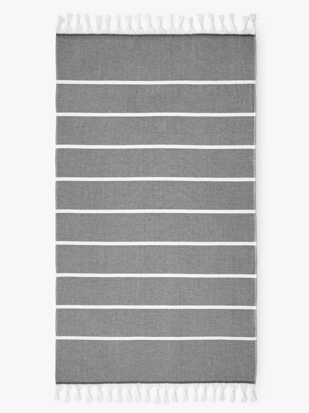 Night Charcoal Positano Turkish Towel