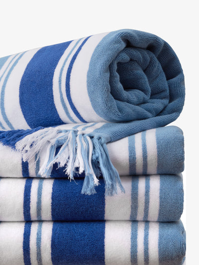 Bahama Blue Harbour Cabana Beach Towel