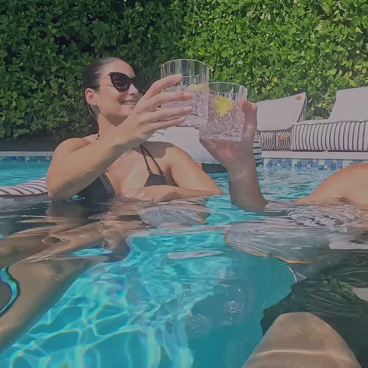 Lux Bali Sling Pool Chair #color_twilight-sunbrella-fabric