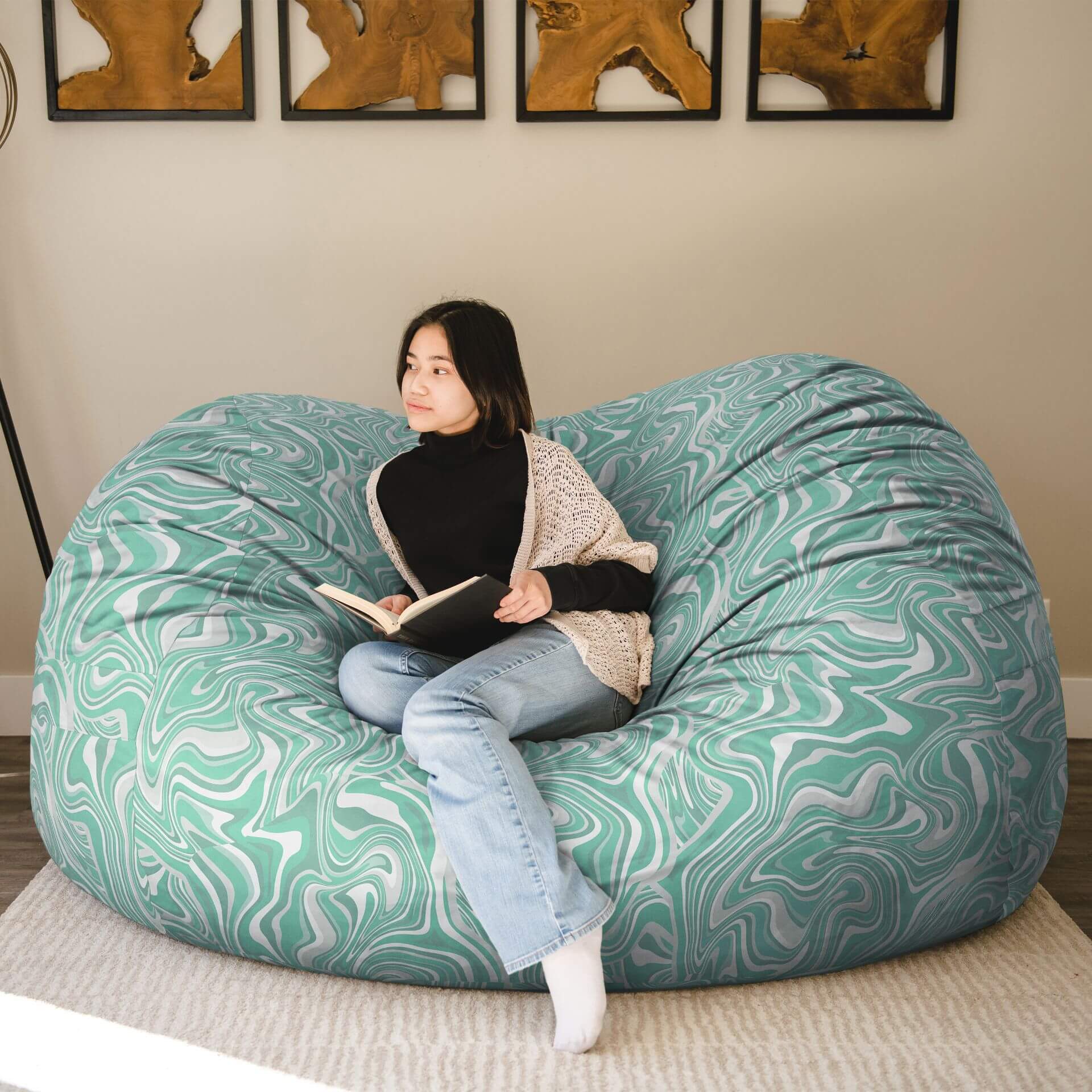 Big Joe Fuf XXL Foam Filled Bean Bag Chair