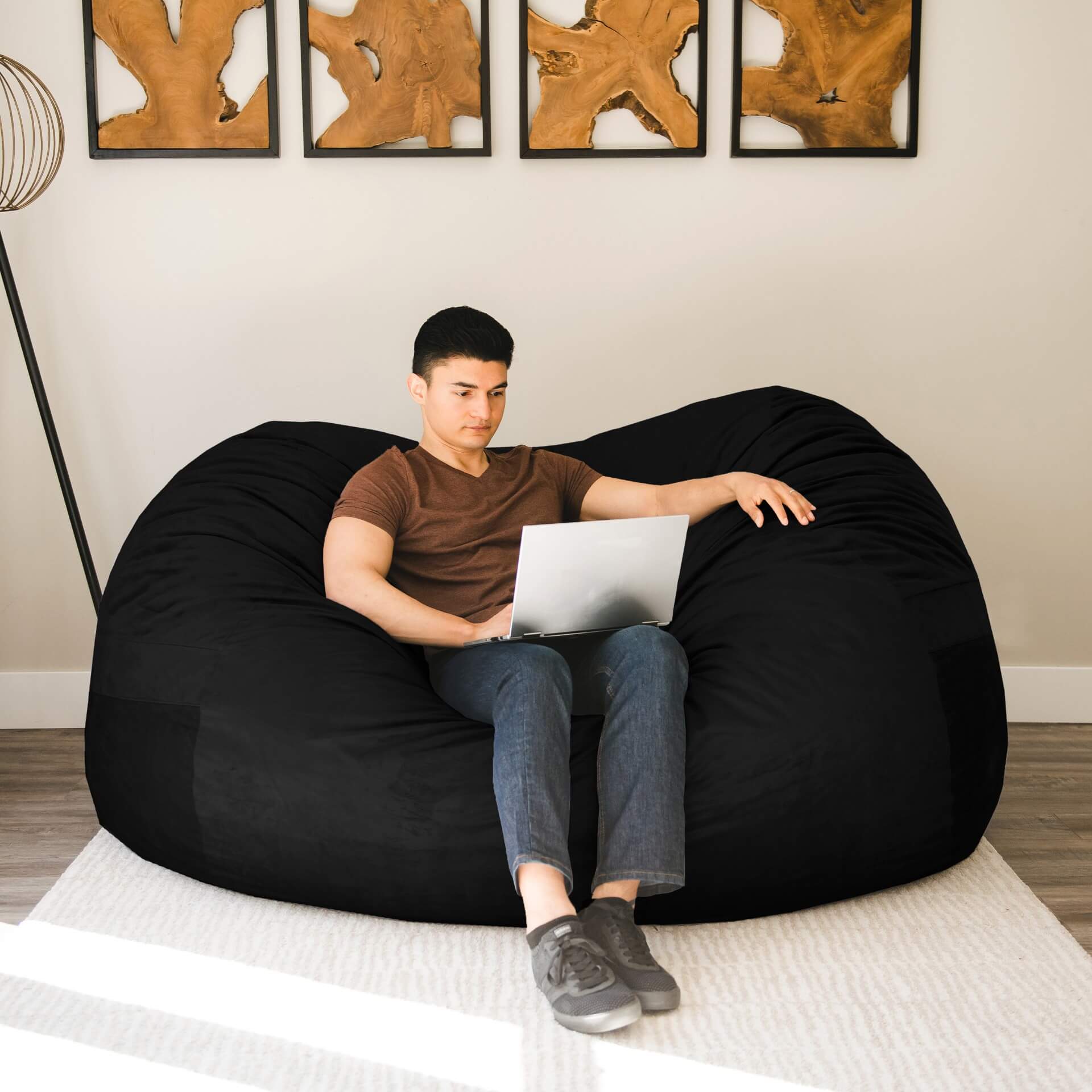 Big pillow clearance chair