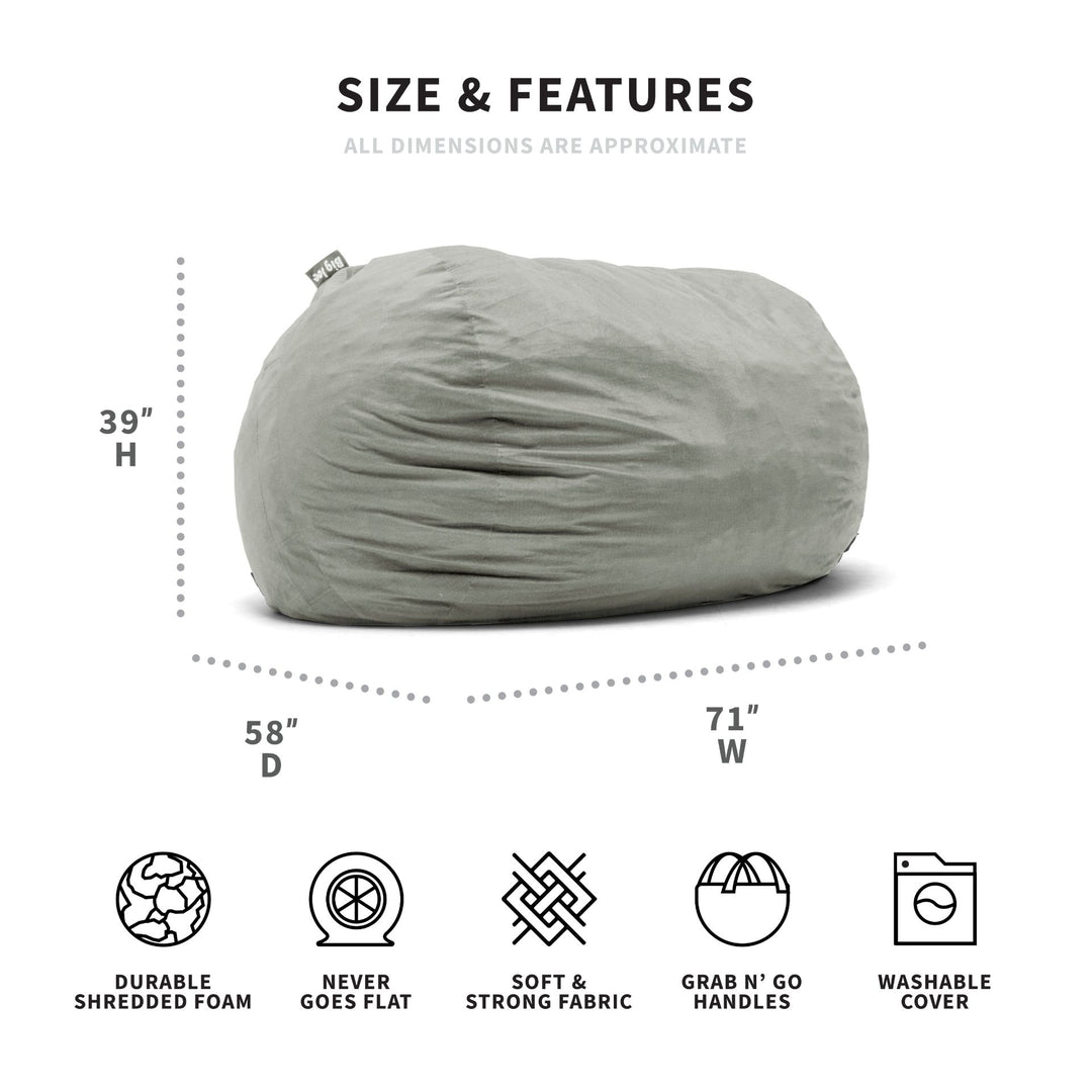 OTAUTAU Big XXL Bean Bag Chair Wash Inner Bag Beanbag Stuffing Storage  Dustproof Cover Filler EPS EPP Foam Polystyrene Ball Bag