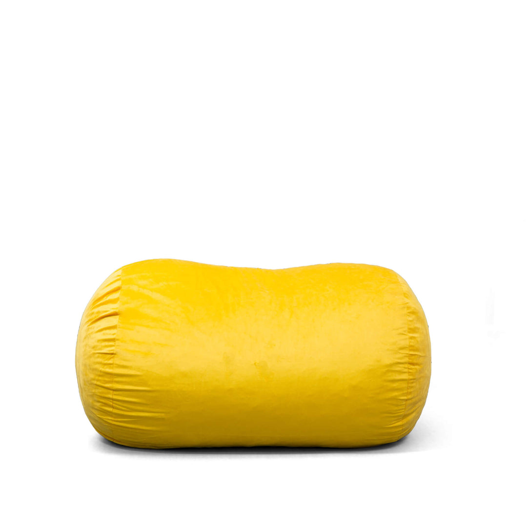 Fuf Media Lounger w/ Removable Cover foam filled #color_mustard-plush