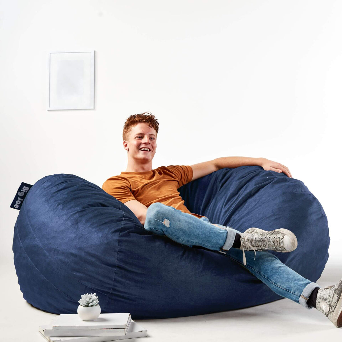 Fuf media lounger in blue 