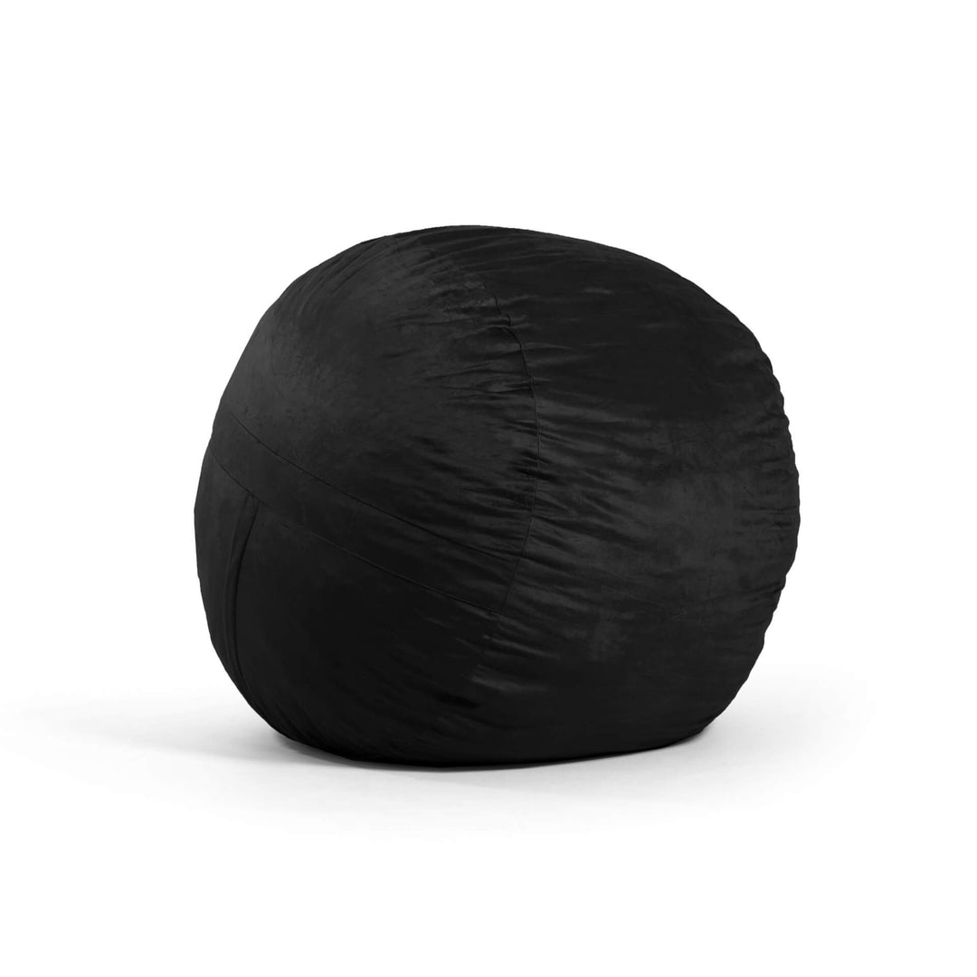 Fuf Large w/ Removable Cover foam filled black #color_black-plush