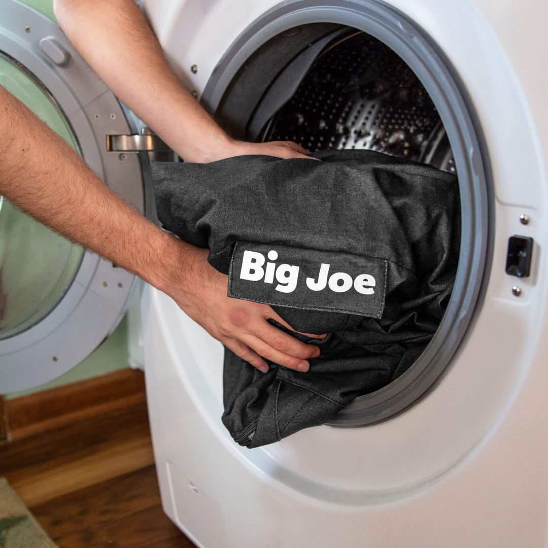 Big Joe Removable Cover Large Fuf Bean Bag Black