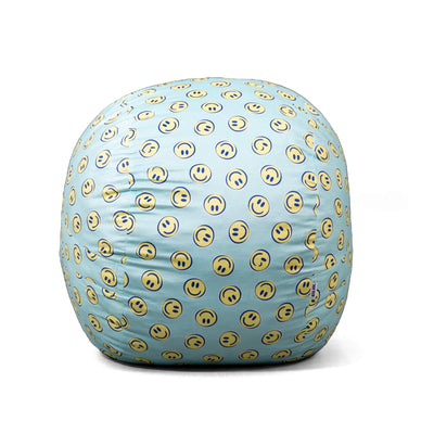 fuf small foam beanbag in smiley face 
