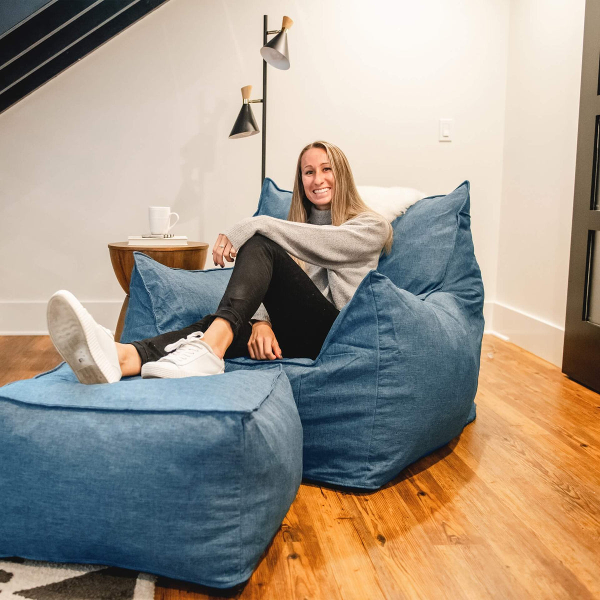 Imperial lounger foam chair - ottoman sold separately 