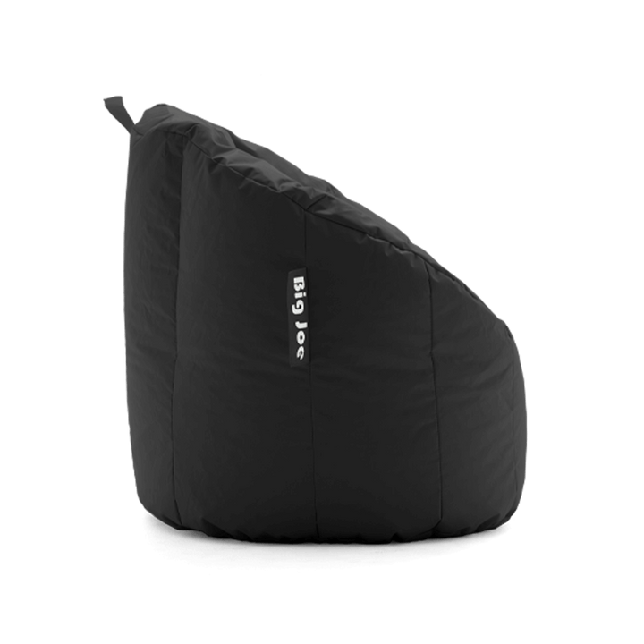 Milano Bean Bag Chairs with Backrest for Adults side #color_black-smartmax