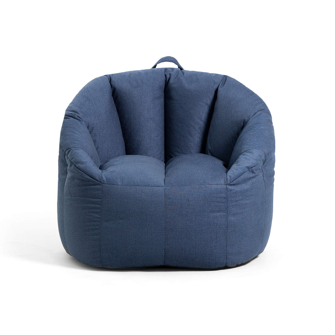 Milano Adult Beanbag Chair front #color_cobalt-lenox