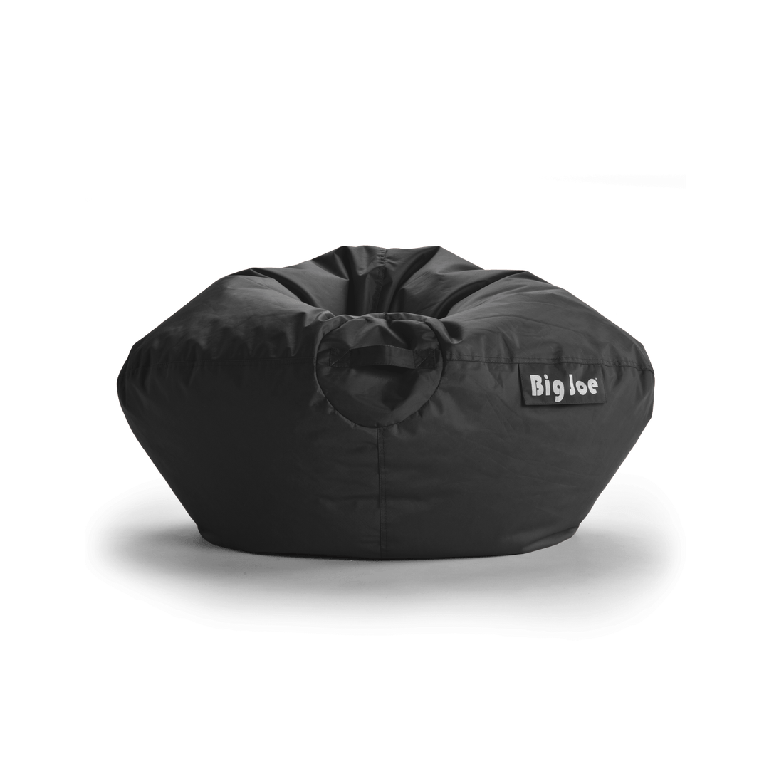 Classic Beanbag bean filled in black #color_stretch-limo-black-smartmax