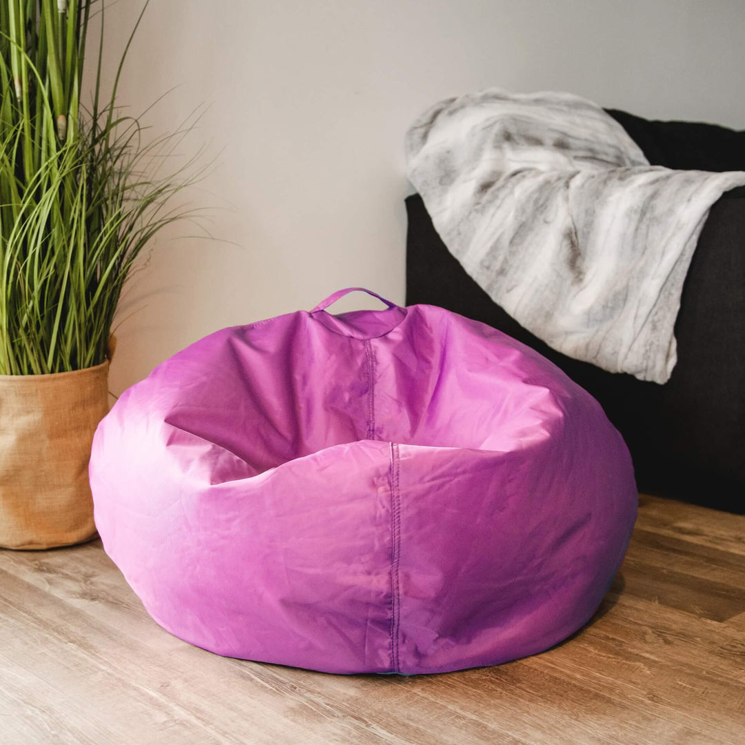 Purple classic beanbag for kids #color_radiant-orchid-smartmax