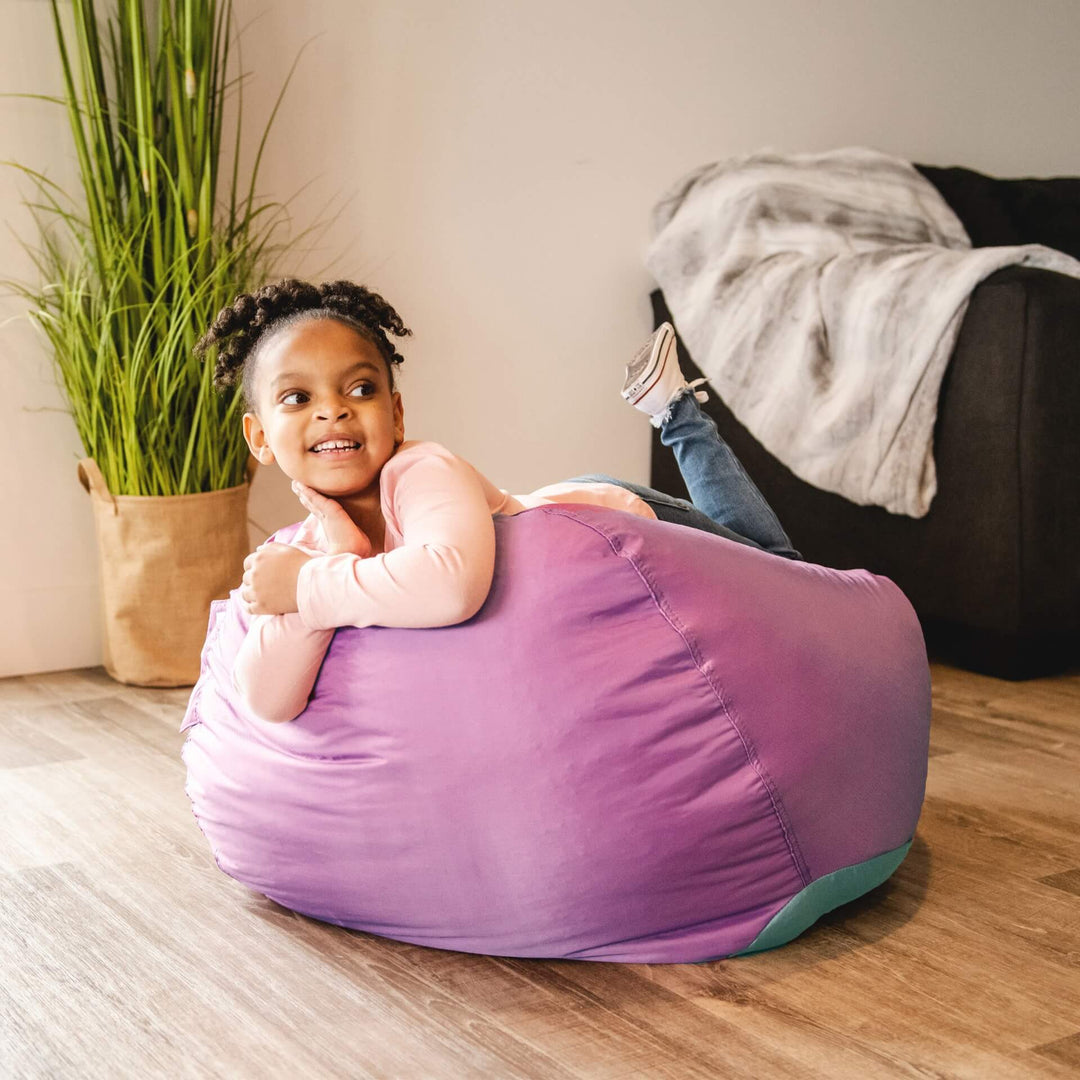purple bean bag for girls #color_radiant-orchid-smartmax