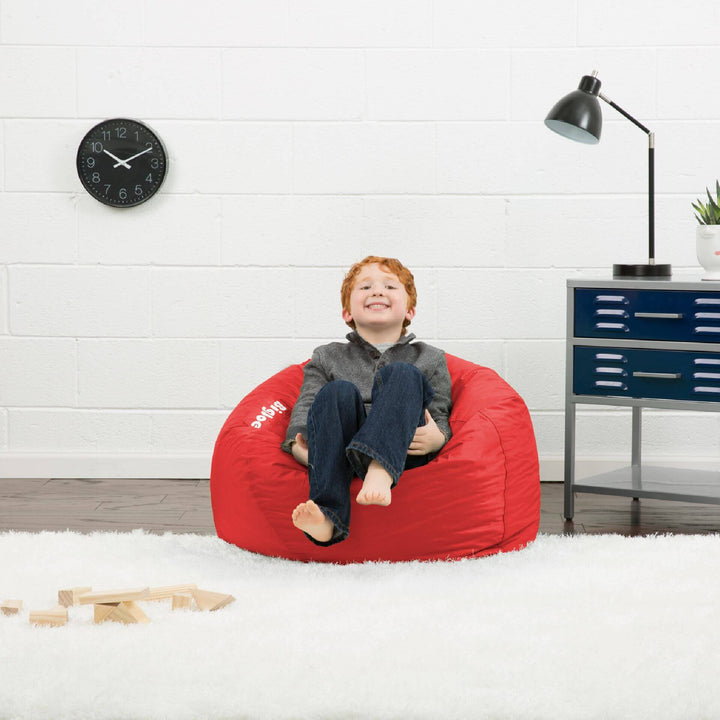 Classic Beanbag bean filled boy sitting #color_red-smartmax