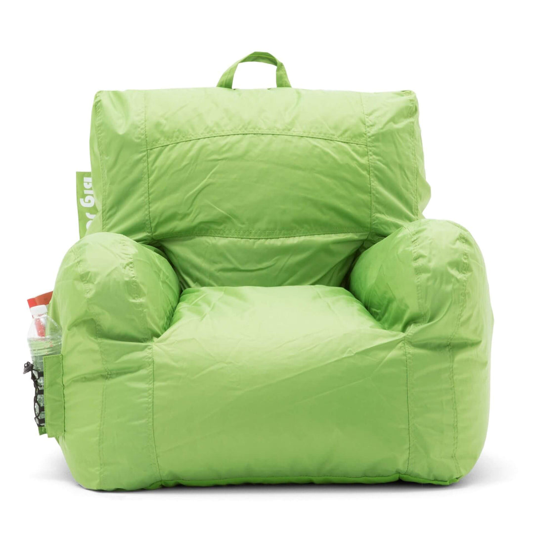 Front view beanbag chair green #color_spicy-lime-smartmax
