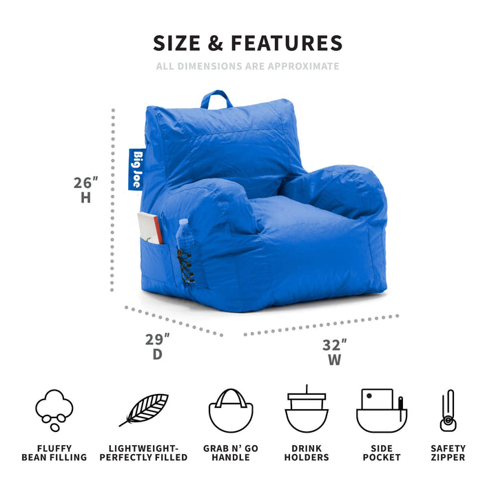 Dorm blue chair dimensions #color_sapphire-smartmax