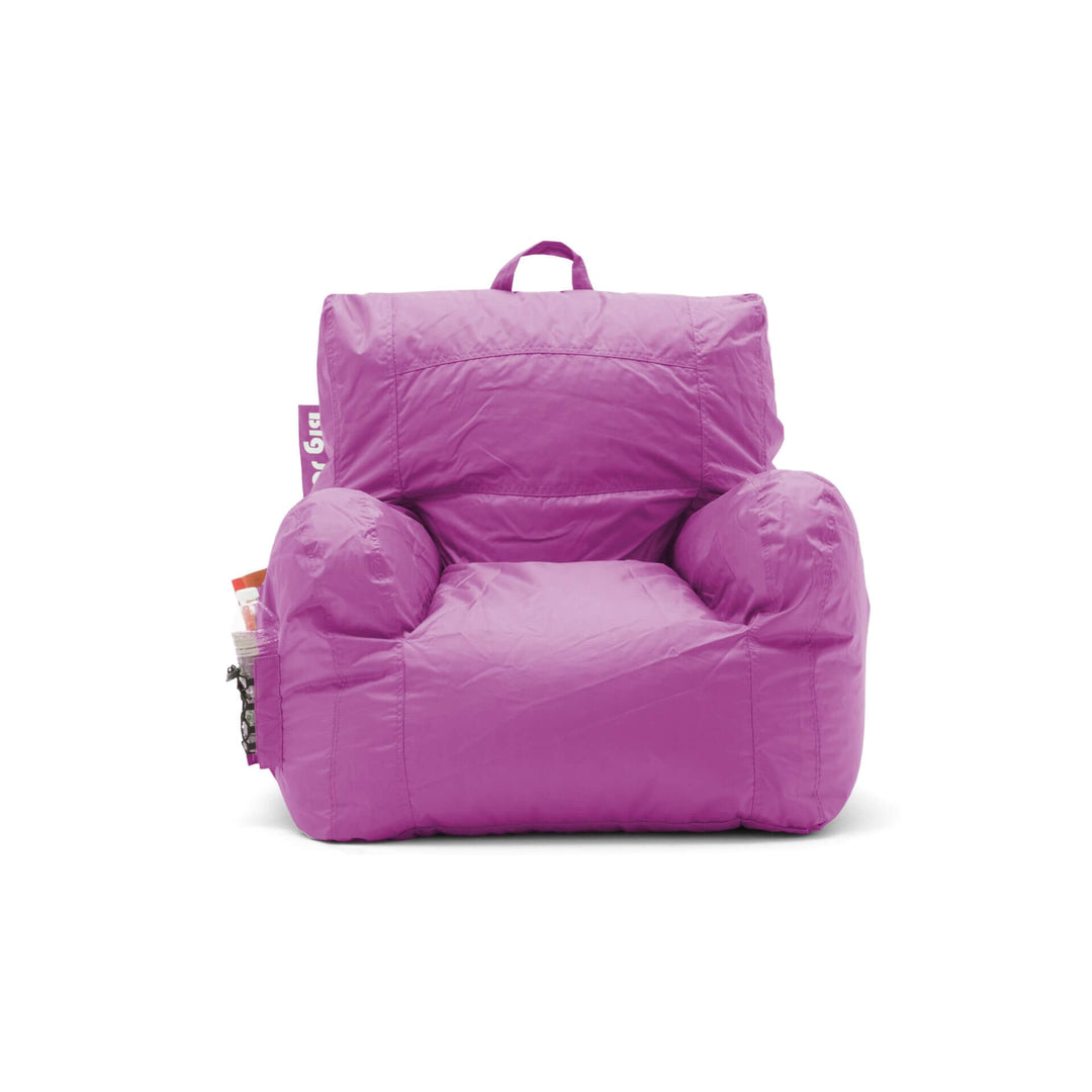 Front view teen beanbag chair #color_radiant-orchid-smartmax