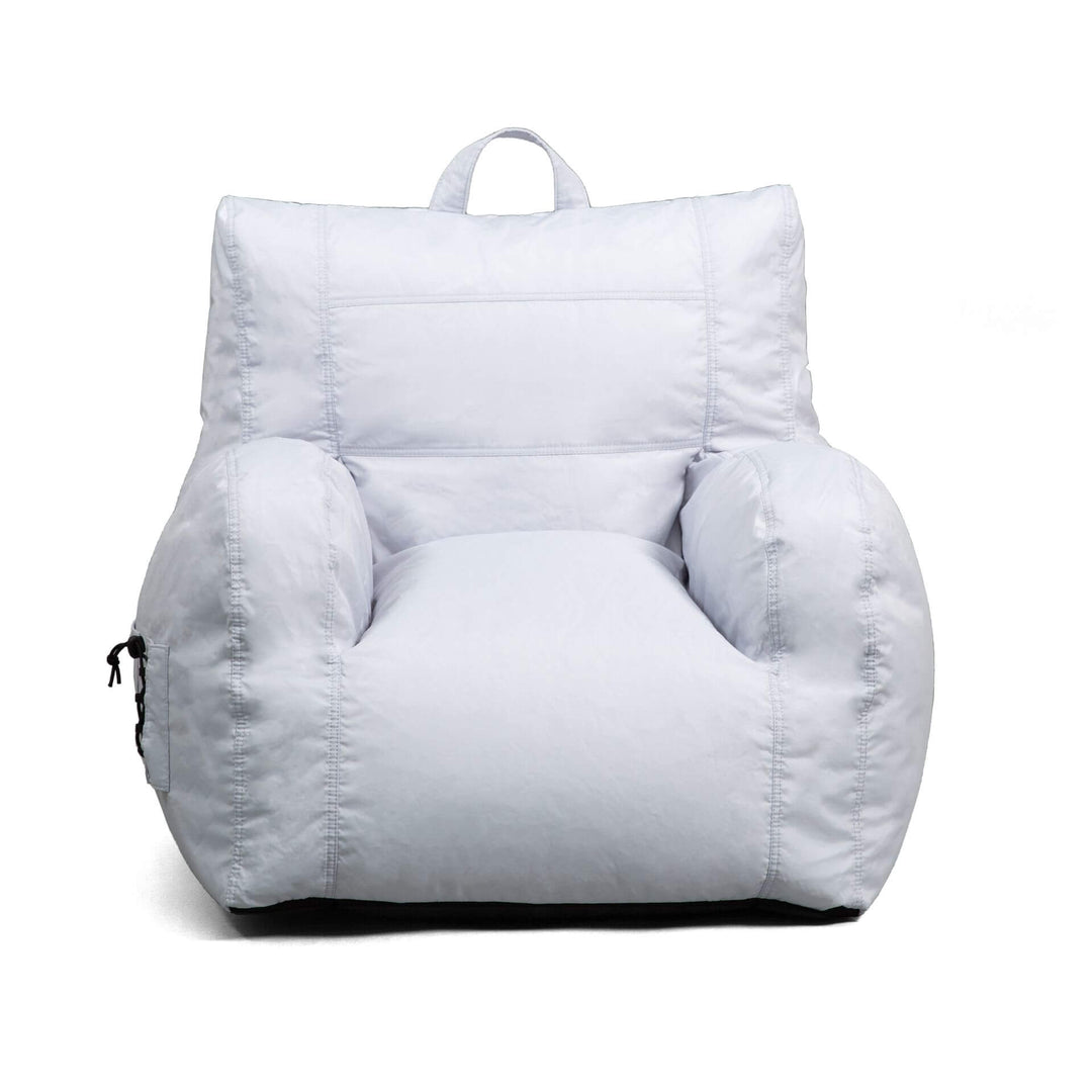 Front view gray beanbag chair #color_gray-smartmax
