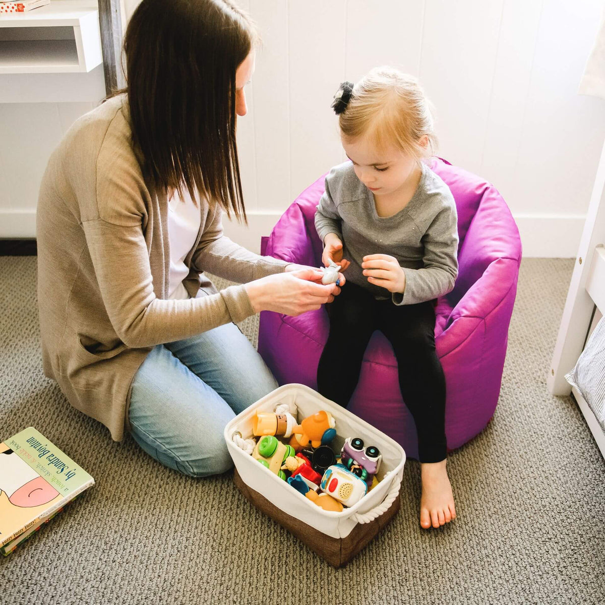 Kids milano beanbag chair for young kids and toddlers 