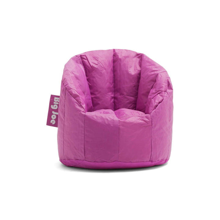 Kids milano beanbag chair for young kids and toddlers front #color_pink-passion-smartmax