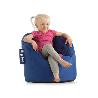 Milano Kids Beanbag Chair Dark Blue 