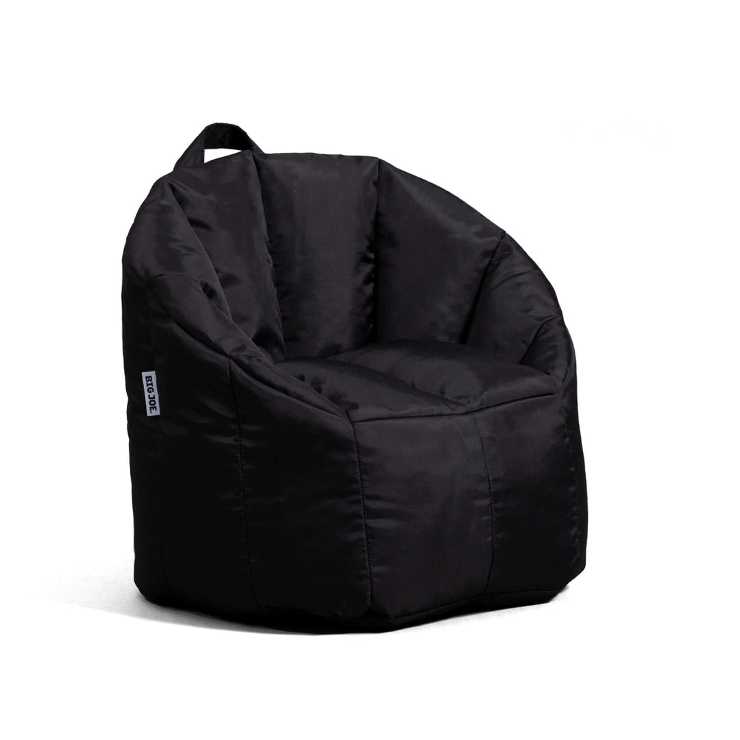 Milano Kids Beanbag Chair angle #color_black-smartmax