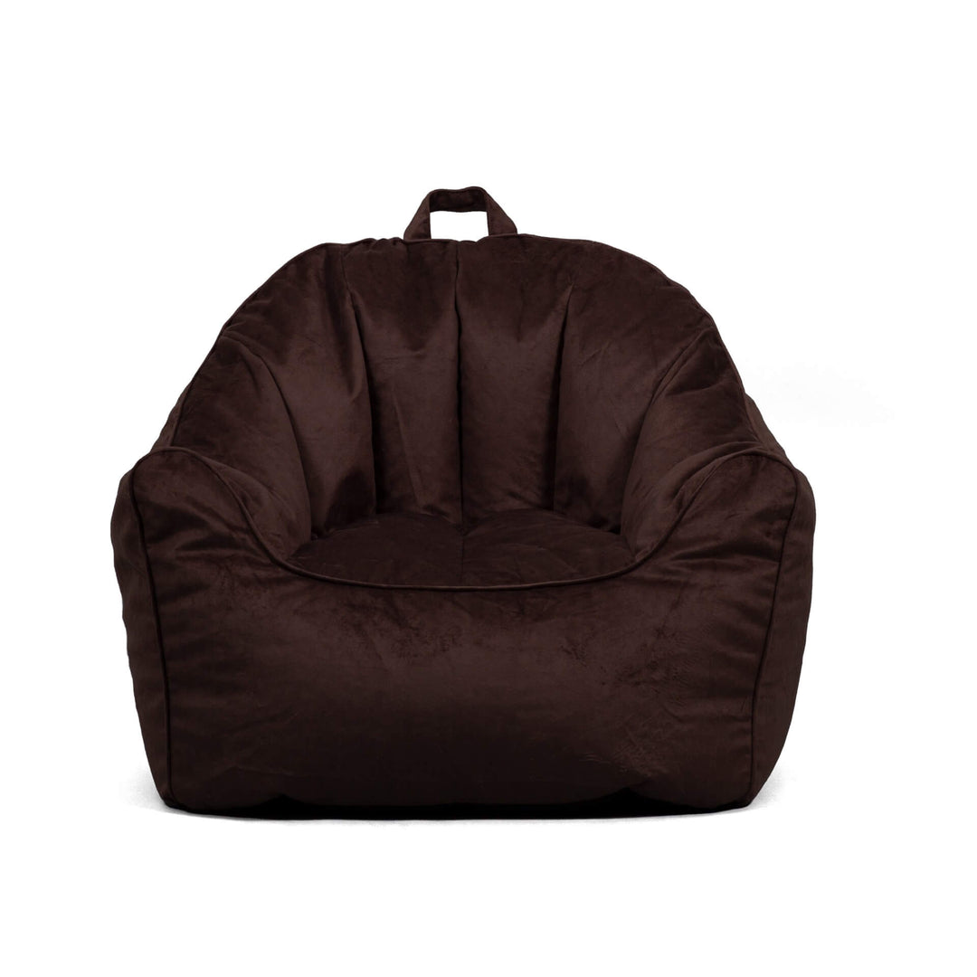 Hug bean filled beanbag chair #color_cocoa-plush