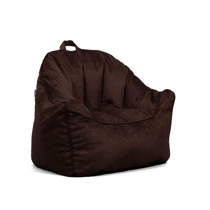 Hug bean filled bag chair #color_cocoa-plush