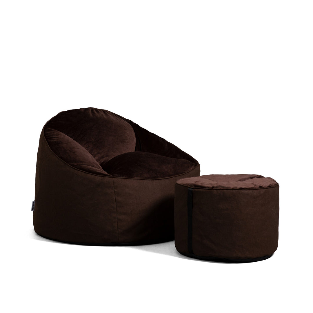 Marmitt bean filled #color_cocoa-lenox with ottoman view
