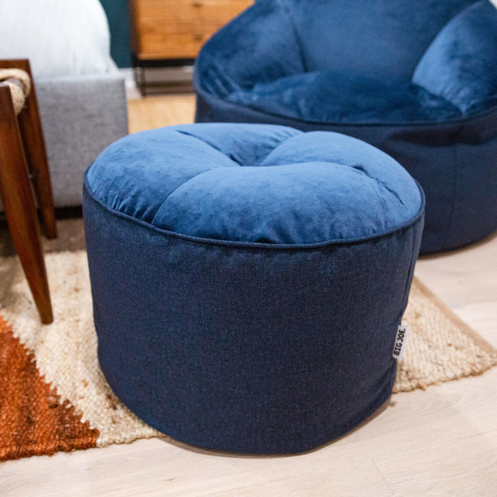 Marmitt ottoman, chair sold separately #color_cobalt-lenox