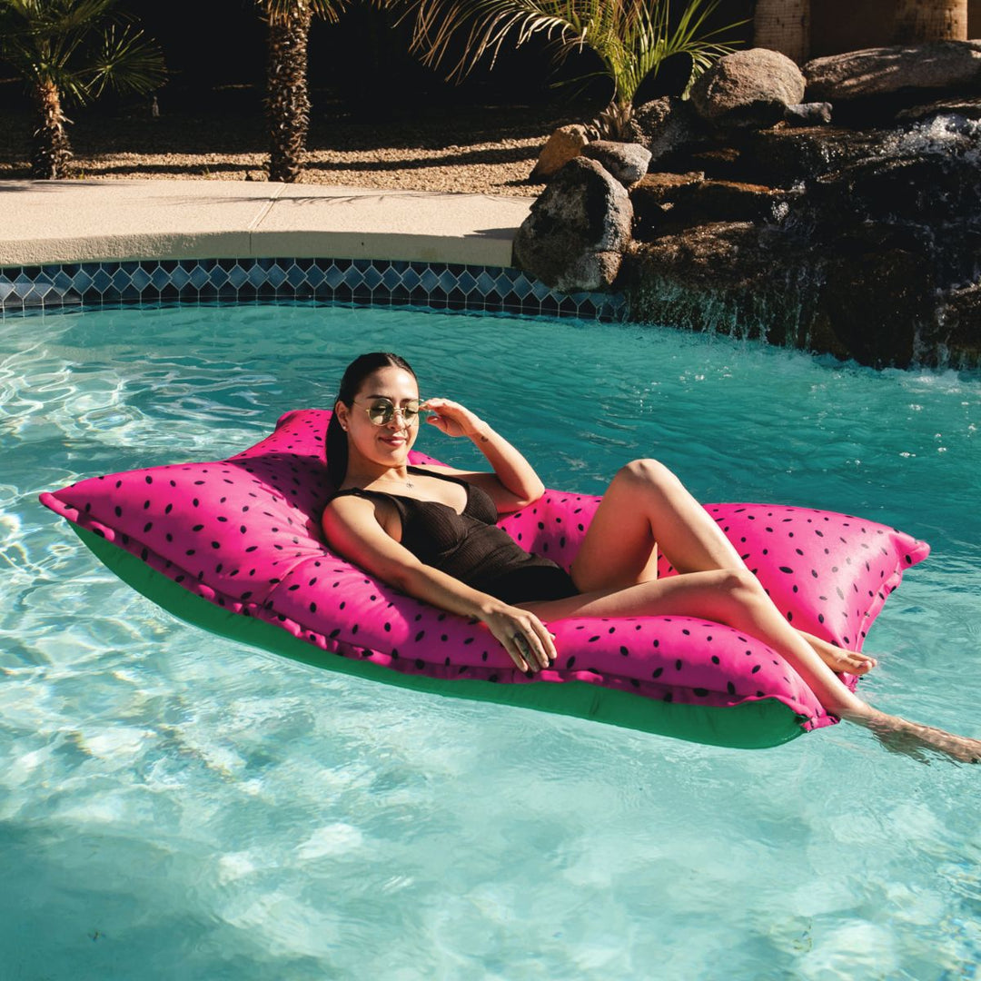 Pool lounger lagoon lounger bean float #color_summer-melon