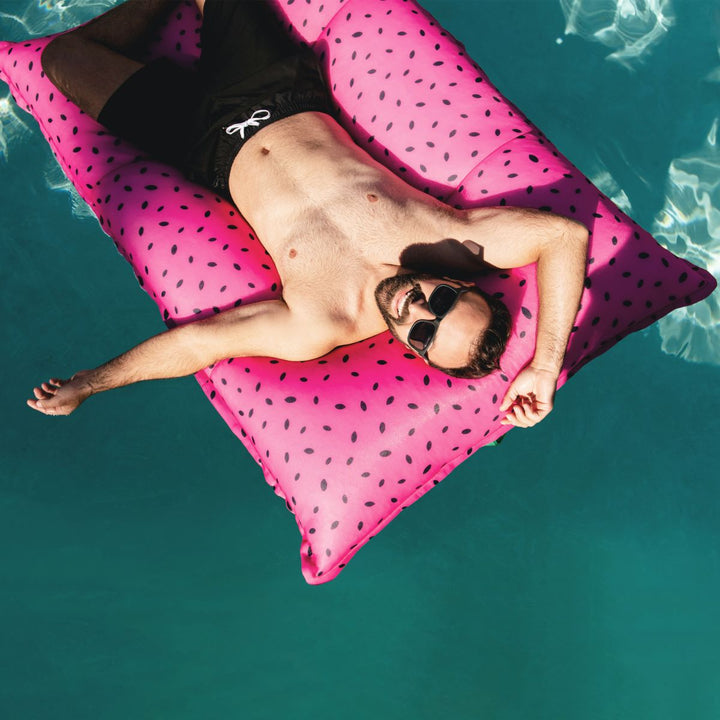 Watermelon pool lounger float #color_summer-melon