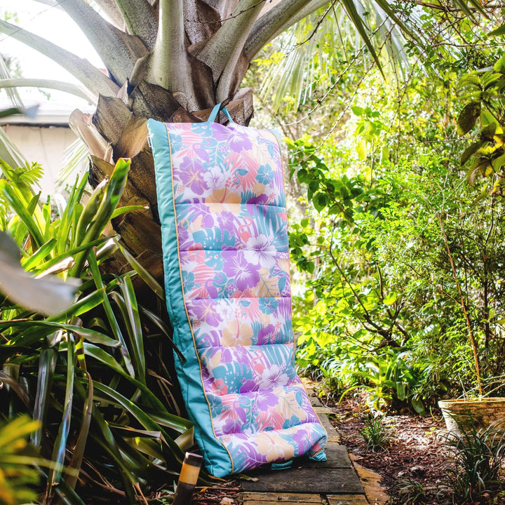 Handle for hanging kona pool float #color_aqua-tropical-hibiscus