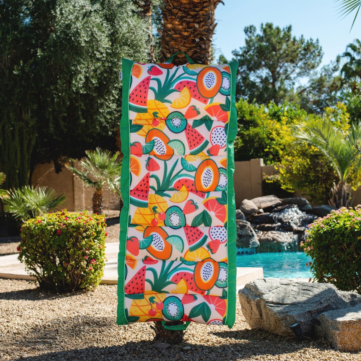 Drying kona bean pool float #color_fruit-salad