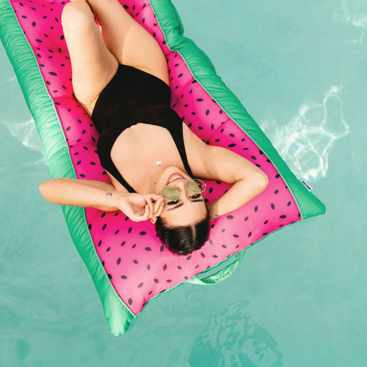 Watermelon pool float lounger #color_summer-melon