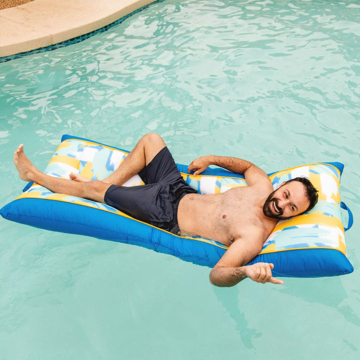 Pool float lounger #color_paintbrush-yellow