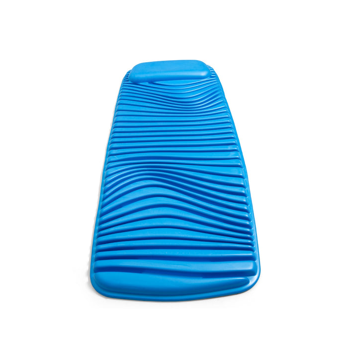 Luxury floating pool lounger foam pool lounger Aquaria rolling lounger#color_aquaria-blue