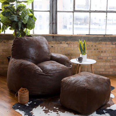 Nestle Foam-Filled Lounge Chair Living Room or Nook Chair 