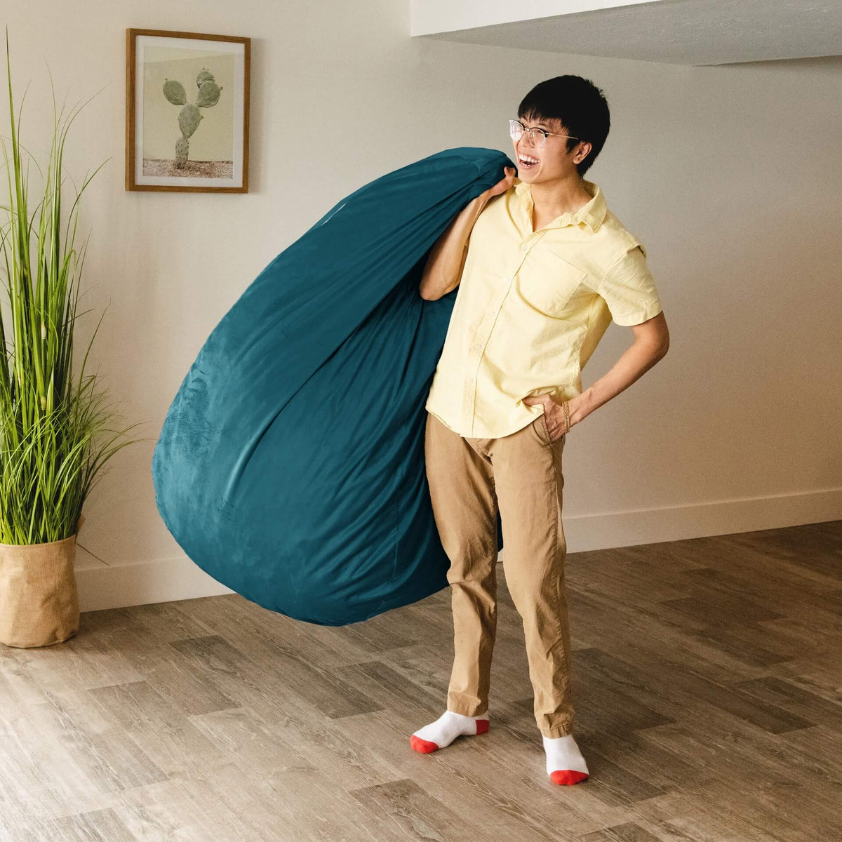 Easy carry lotus chair #color_teal-plush