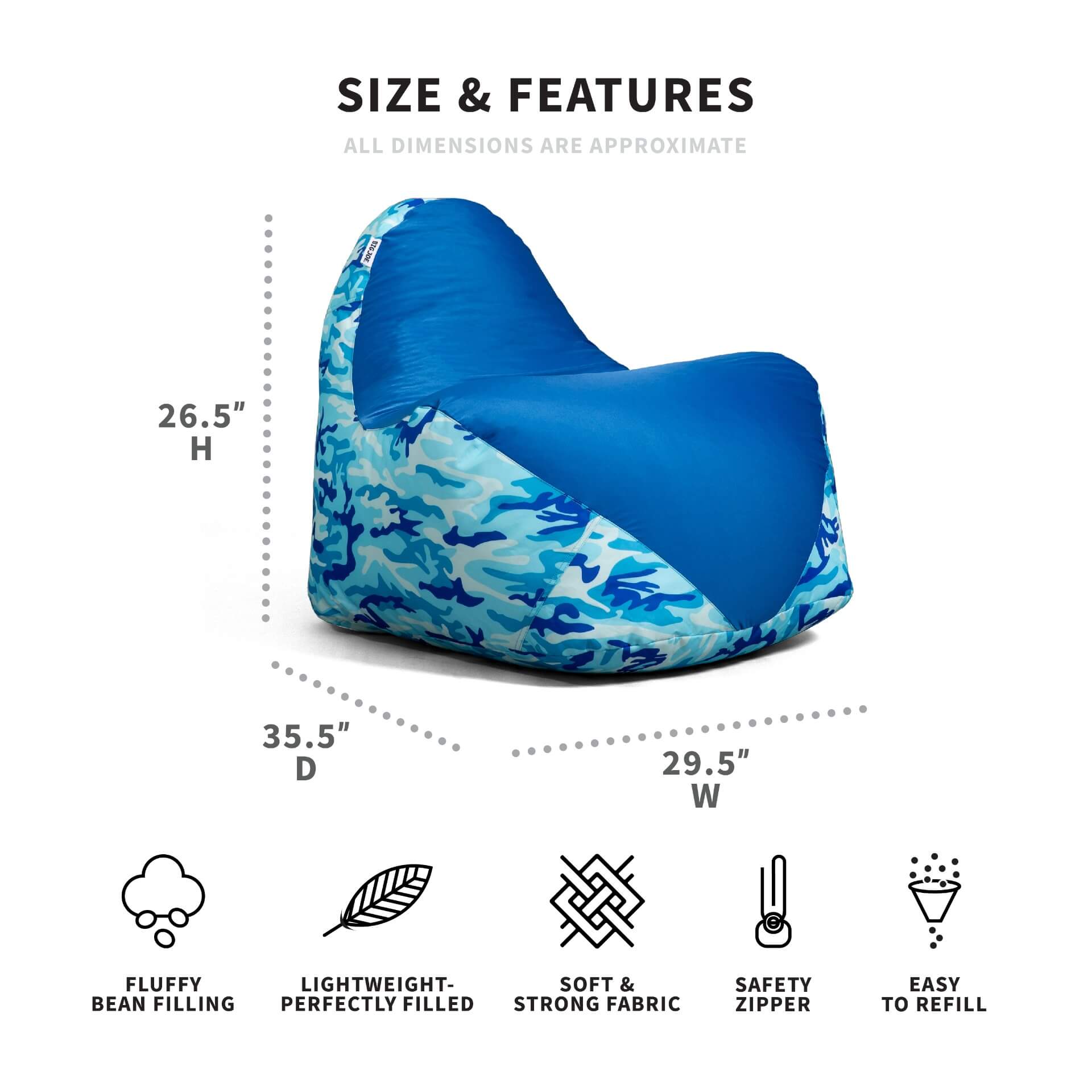 Warp Bean Bag - Thumbnail 2