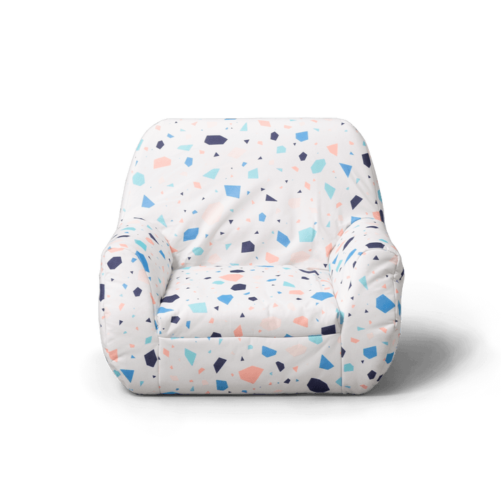 Kids chair Mid-Mod front #color_dolce-terrazzo-lenox