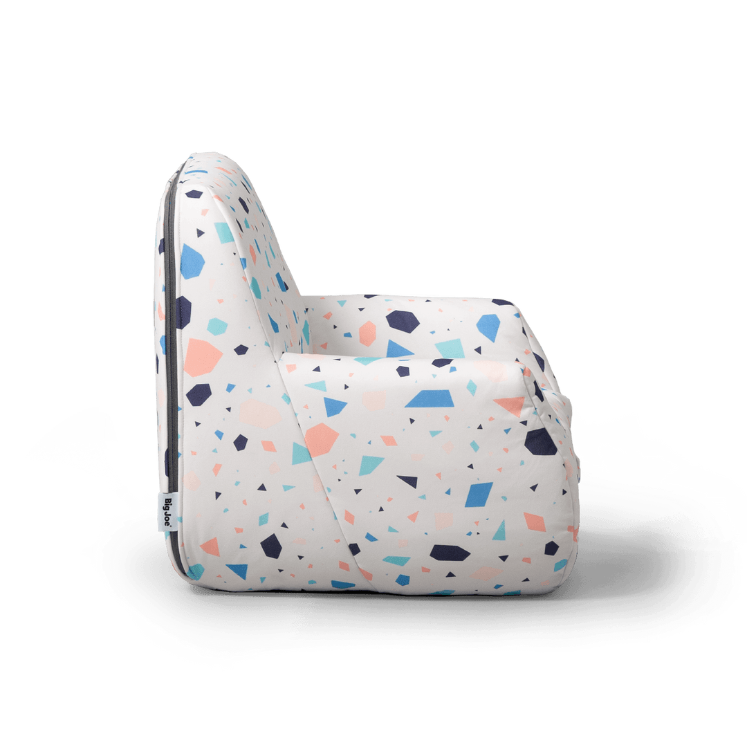 Kids chair Mid-Mod side #color_dolce-terrazzo-lenox