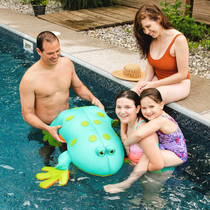 Pool Pets Angelfish Kids Pool Float girl in and family #style_frog