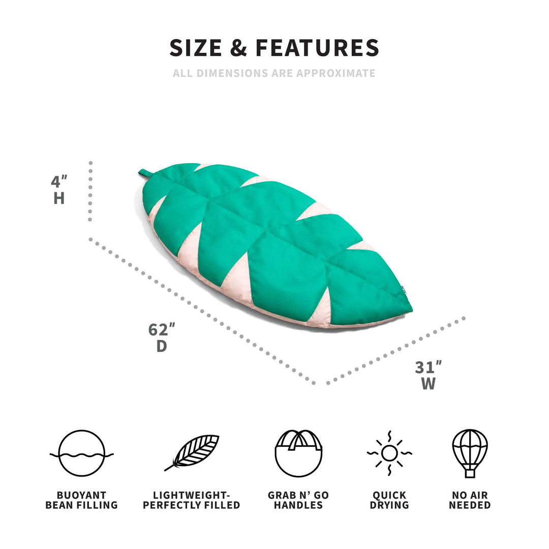 Arcea Palm Float Dimensions #color_green-palm