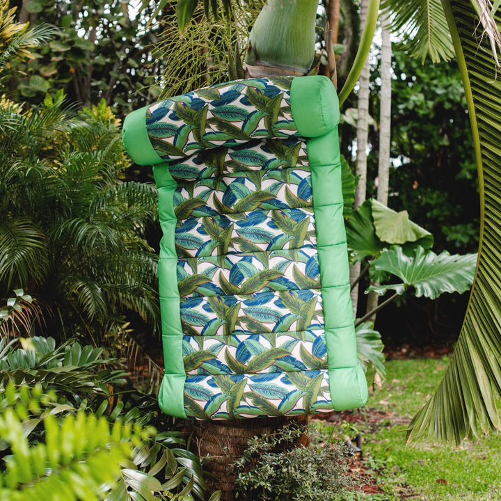 Kona Hammock pool float #color_green-tropical-palm