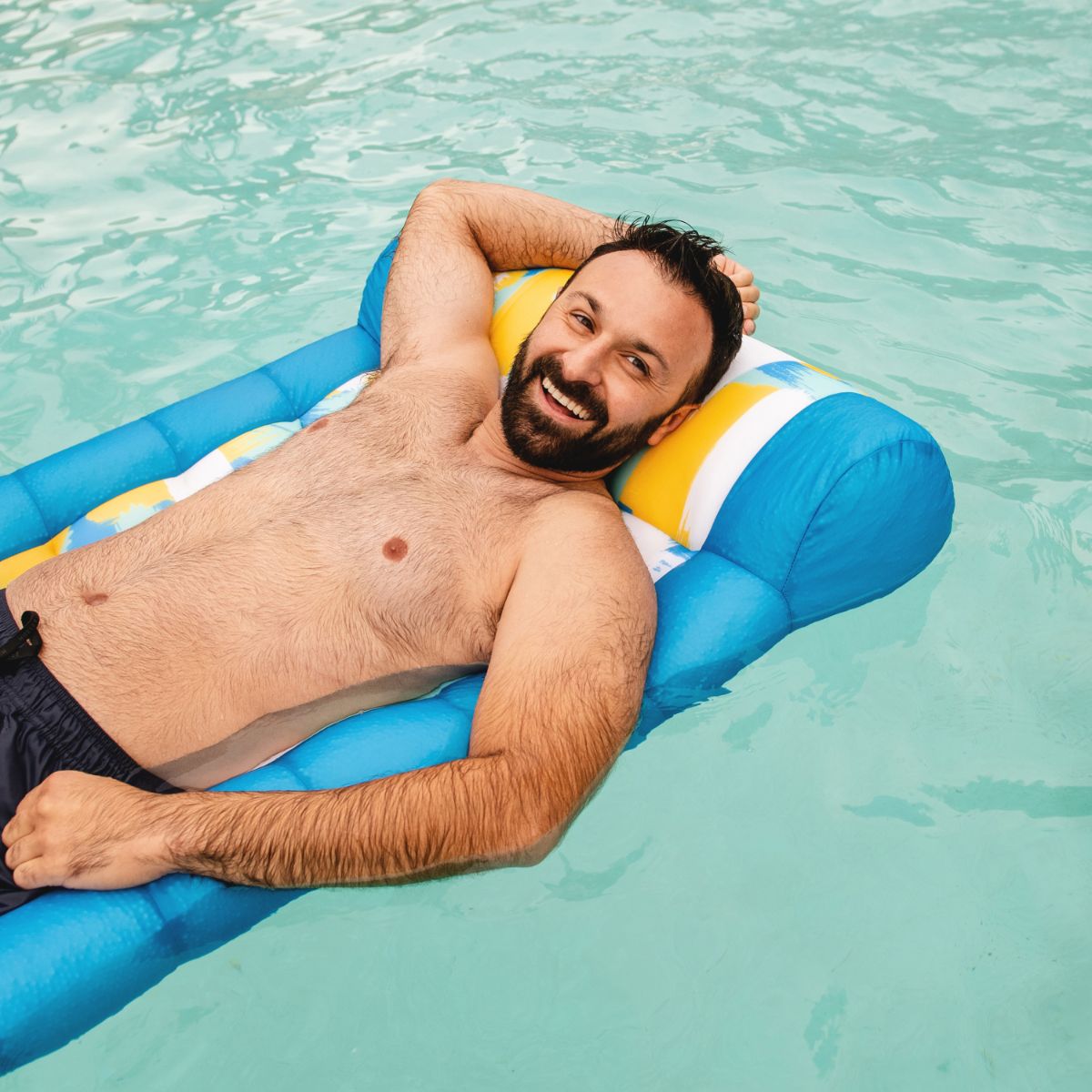 Pool Bean Bag Float Big Joe Kona Hammock No Inflation Needed Pool