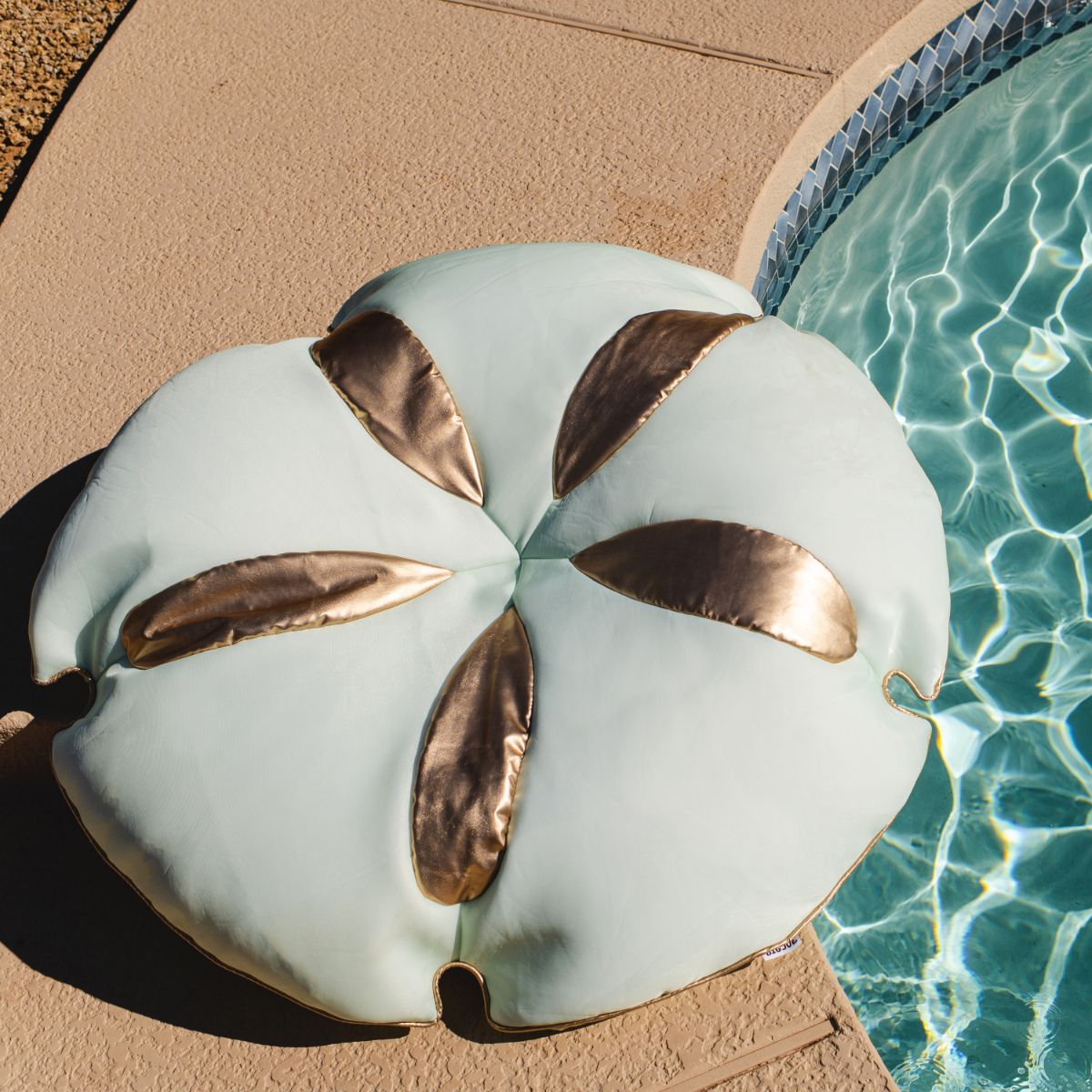 Sand Dollar Round Pool Float | Big Joe® Pool Floats and Loungers