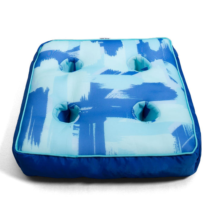 Top view drink caddie for pool #color_paintbrush-blue