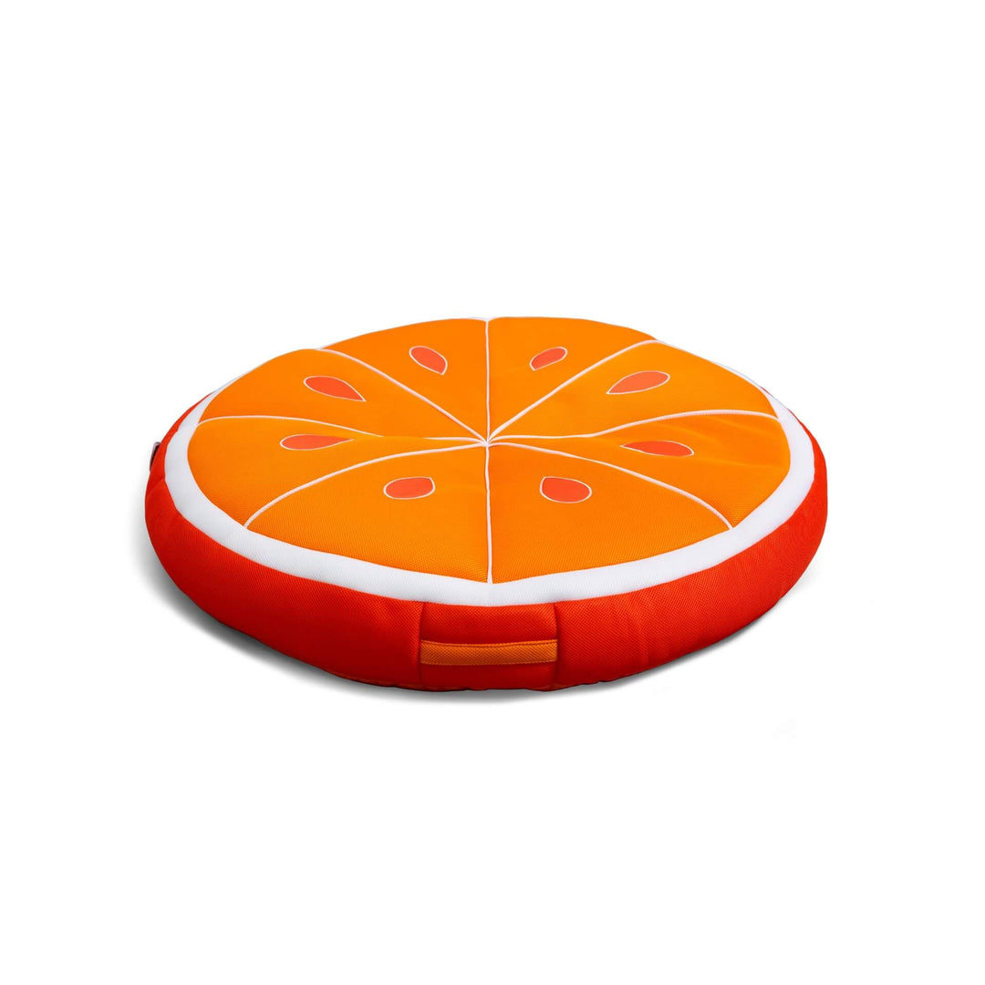 Bean Filled Pool Float shaped like orange hero #style_orange